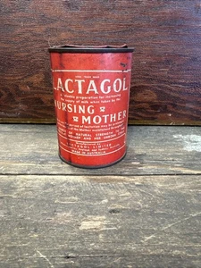 LACTOGOL Vintage Empty Tin Australian  - Picture 1 of 8
