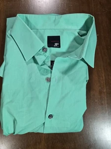 JF J.Ferrar rotes Slim Fit Oberhemd Langarm Herren Größe L 17-17,5 34-35 - Bild 1 von 8