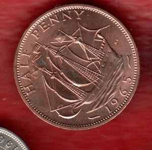 GREAT BRITAIN HALF PENNY 1965 - Picture 1 of 2
