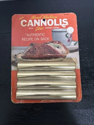 Vintage NEW Ateco Cannoli Forms Make Real Italian Cannolis No. 660 Food Cookware - Image 1 of 2