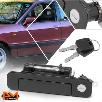 For 88-91 Audi 80 90 Factory Style Front Left Exterior Door Handle w/ Keyhole - Image 1 of 4