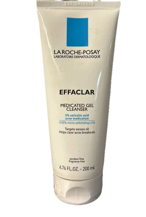 La Roche-Posay Effaclar Medicated Acne Gel Cleanser 200ml 6.76 Oz Exp 2/2028 - Image 1 of 2