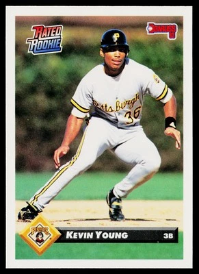 1993 Donruss #452 Kevin Young Pittsburgh Pirates - Image 1 of 2
