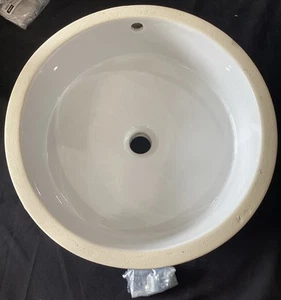 Lacava Bathroom Sink White Under-Counter 5057-001 Y4 - Picture 1 of 7