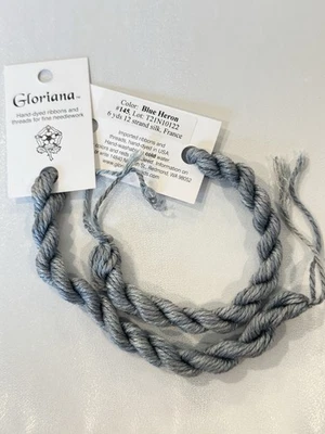 Gloriana 12 Strand Silk Floss For Needlework-2 Skeins/6 Yds Color: BLUE HERON - Image 1 of 2