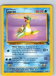 Lapras 25/62 1999 Fossil Unlimited Regular Rare - Picture 1 of 3