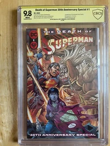 DEATH OF SUPERMAN 30TH ANNIVERSARY SPECIAL #1 - 9.8 CBCS!JURGENS & BREEDING CVR! - Picture 1 of 7