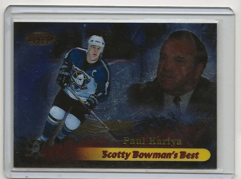 98-99 1998-99 Bowman's Best Scotty Bowman's Best #SB9 Paul Kariya Anaheim Ducks - Image 1 of 1