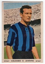 FOOTBALLER CARD FIGURE CARDBOARD STEF 1964/65 ATALANTA COLOMBO U.