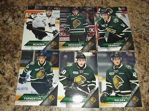 2016-17 IAN BLACKER LONDON KNIGHTS OHL SINGLE PLAYER CARD 