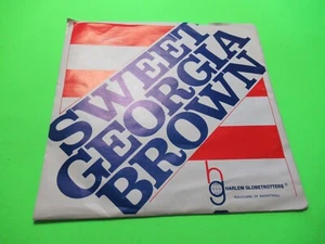HARLUM GLOBETROTTERS SWEET GEORGIA BROWN 7" 45 PIC SLEEVE PICTURE BASKETBALL - Imagen 1 de 2
