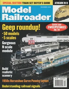 MODEL RAILROADER 12/2002 N SCALE MODULE, GEEPS, 1950s HORSESHOE CURVE, GP9 - Picture 1 of 3