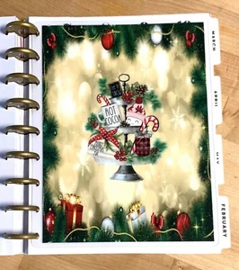 Farmhouse Christmas Tray Holiday Dashboard for use with Classic HAPPY Planner - Picture 1 of 3