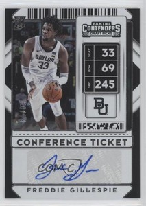 2020 Contenders Draft Picks Sticker Conference Ticket /99 Freddie Gillespie Auto