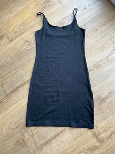 black strappy bodycon mini dress size, new XS - Picture 1 of 3