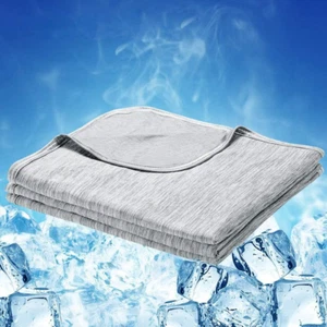 Cooling Blanket Keep Cool in Hot Summer, 51 X 67In Twin or Baby Size Blanket for - Picture 1 of 2