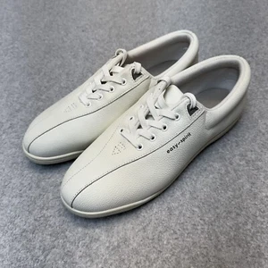 Easy Spirit Shoes Women’s 10.5 ESAP1 Casual Sneakers White Leather Walking Shoes - Picture 1 of 8