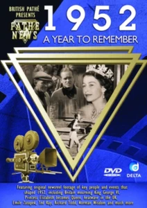 1952 A Year to Remember British Pathe News DVD All PAL Region Brand New Sealed - Picture 1 of 1