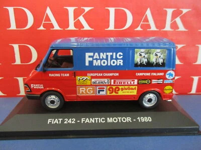 Die cast 1/43 Modellino Furgone Fiat 242 Fantic Motor 1980 - Immagine 1 di 4