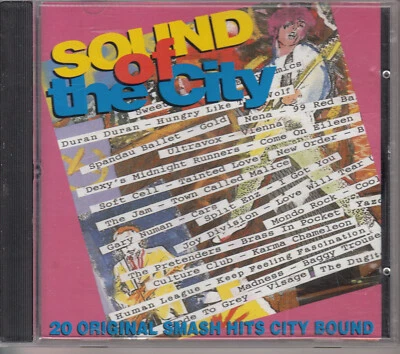 SOUND OF THE CITY 80's CD DURAN DURAN ULTRAVOX SOFT CELL EURYTHMICS NENA THE JAM - Image 1 of 2
