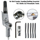 10mm + 20mm Air Belt Sander Sanding Pneumatic Tool Hand-Held Air Belt Polisher