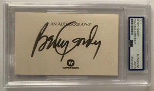Motown Records Founder Berry Gordy Signed Autograph 3x5 Cut - PSA DNA - FREE S&H - Picture 1 of 2