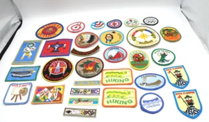 Mixed Lot of 31 Vtg YMCA Indian Outdoor Event Olympic Collectible Patches - Picture 1 of 9