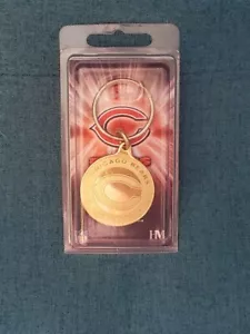 Chicago Bears Solid Bronze Medallion Keychain - Picture 1 of 5