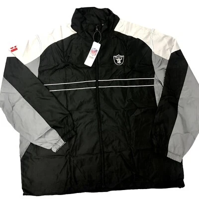 Nueva Chaqueta Cortavientos NFL Los Angeles RAIDERS Fútbol DEPORTES Ilustrada PROMOCIÓN Foto 1 de 4