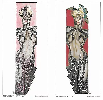 Litografías firmadas en vivo de Olivia de Berardinis Friday Night at the Movies Saturday Night Foto 1 de 4