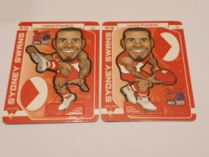 Teamcoach Lance Franklin 2017 emergente - PU-31a y 31b - Sydney Swans - Imagen 1 de 1
