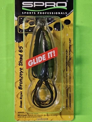 SPRO Bronzeye Shad 65mm Soft Plastic Fishing Lure 1/2 Oz  Wicked Perch  - Image 1 of 2