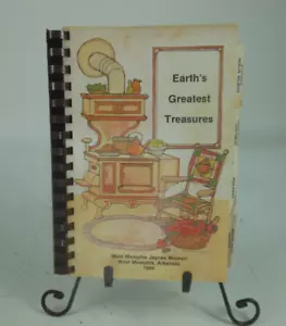 1984 Earths Greatest Treasures Kochbuch West Jaycee Frauen Memphis Arkansas - Bild 1 von 12