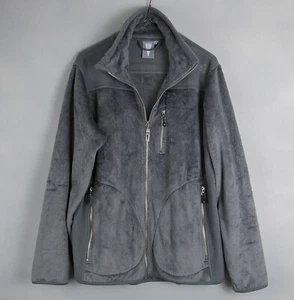 Icehotel Fleece Jacket Full Zip Pullover Gray Womens Size XL Lady Sweden Rare - Picture 1 of 6