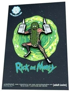 Zen Monkey Studios Rick And Morty Pickle Rick w/ Rat Limb Collectible Enamel Pin - Picture 1 of 1