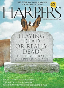 Harper's Magazine August 2025 What AI Wants With Your Face Democrats Govmt Debt - Picture 1 of 1