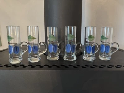 Alte, handbemalte Sliwowitz Gläser - Bild 1 von 3