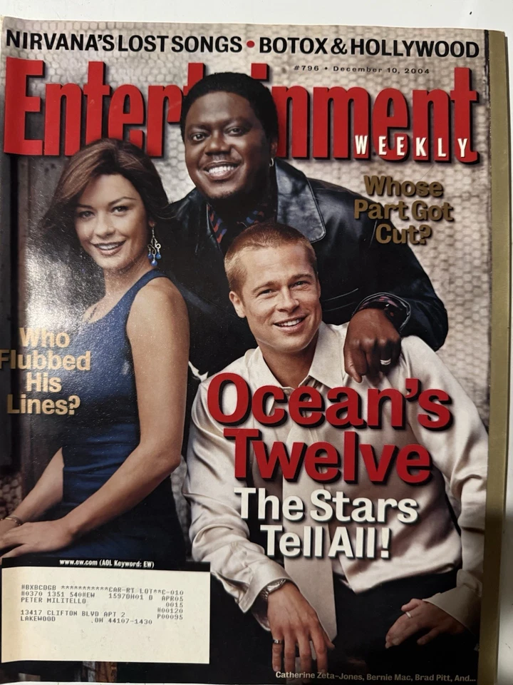 Entertainment Weekly Magazine Dec 10, 2004 Ocean’s Twelve Movie - Image 1 of 1