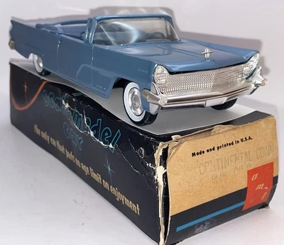 AMT Promo Friction 1959 Continental Mark V Conv 1/25 Sapphire Blue XLNT-NM w/box - Image 1 of 4