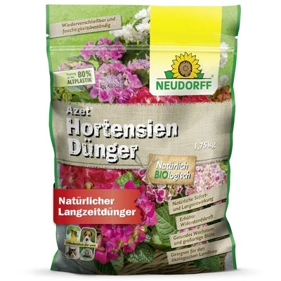 Neudorff Azet Hortensien Dünger 1,75 kg Hortensiendünger Kameliendünger Kamelien
