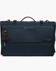 New Authentic Tumi Alpha Trifold Travel Garment Bag Luggage Carry On Blue - Picture 1 of 5