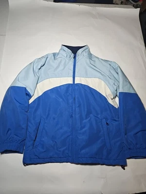 Vintage OP Ocean Pacific Snowboarding/Ski Jacket Youth Size 14 Blue & White-EUC - Image 1 of 4