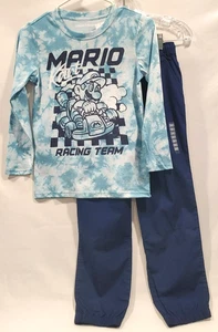 NWT Mariokart Shirt & Carter's Drawstring Joggers Boys Size 10 Retail $56 - Picture 1 of 7