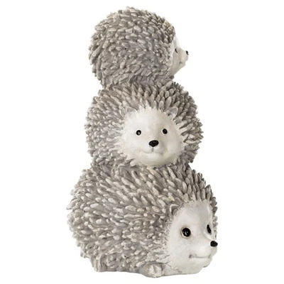 11657 Hedgehogs Garden Statue, one Size, Light Gray - Image 1 of 4