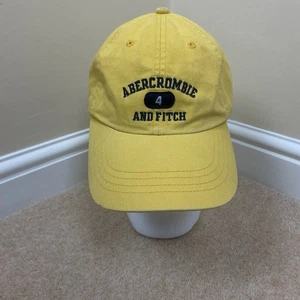 Gorra vintage de Abercrombie & Fitch amarilla con tirantes para hombre logotipo Y2K - Imagen 1 de 10