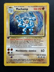 Spanish Machamp 8/102 1st Edition - Base Set (HP) Vintage WOTC Pokemon - Picture 1 of 2