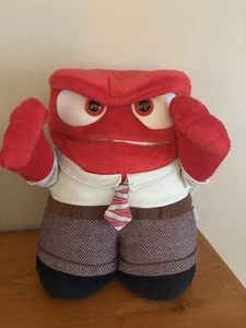 Animated Talking Anger (13 Phrases) Disney Store Inside Out Plush 10" Tall! - Picture 1 of 5