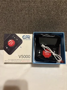 Bloqueur d'appels CPR V5000 pour téléphones fixes - Bloquer tous les appels robotisés et spam - NEUF - Photo 1/4