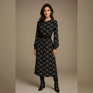 Ted Baker London Aselli Atlast Double Split Classy Midi Dress 2 US 6 Black NWOT - Picture 1 of 15