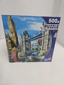 This is London Bridge Sure Lox 500 Piece Puzzle 19 x 13 NEW - Picture 1 of 7